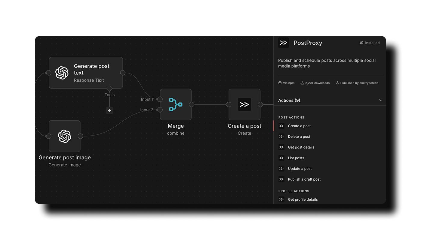 n8n, Make, Needle and more