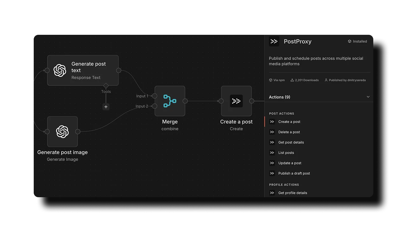 n8n, Zapier, Make, Needle and more
