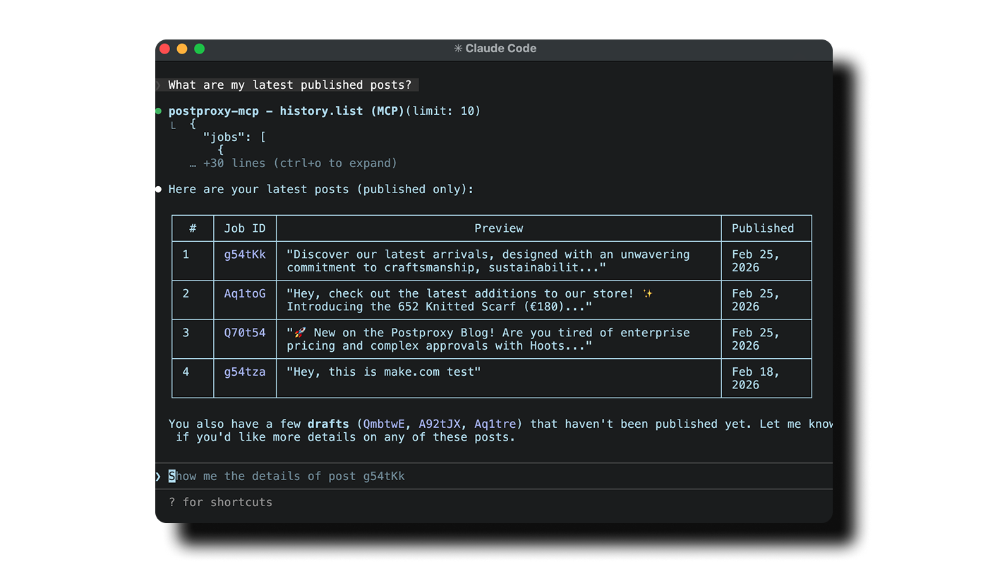 Model Context Protocol integration