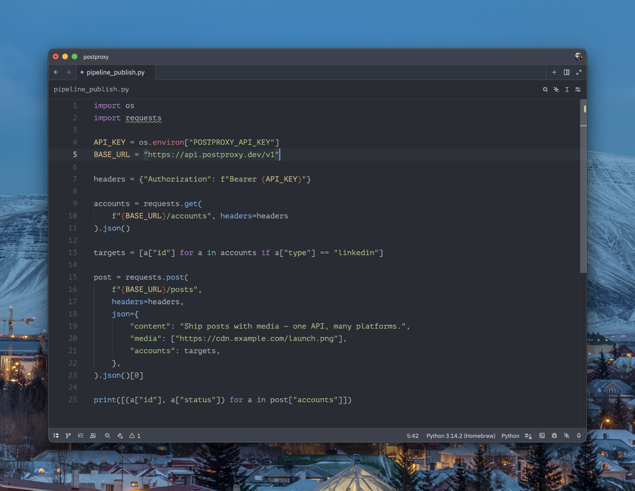 Step 3: Publish content via a single reliable API